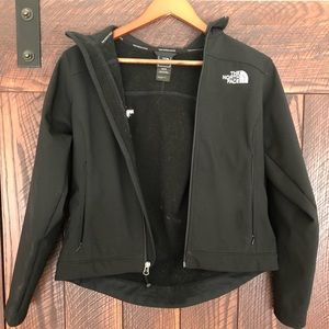 Hooded North Face jacket